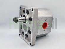 Imagen TAP 60-200/200 S CO01 Sundstrand Turolla bomba hidráulica de engranajes 200 cc/rev con eje cónico brida EUR giro a izquierdas