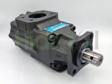 Imagen VT6GCC-B31-B28-6R18-A1-11 Veljan bomba hidráulica doble de paletas 31+28 galones/minuto con eje estriado z8 PTO giro a derechas