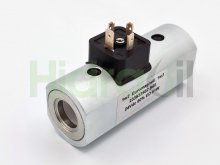 Imagen 233833502 B60 1w2 Euromagneti 1w3 bobina 24Vdc 61W con conector DIN de 4 pines