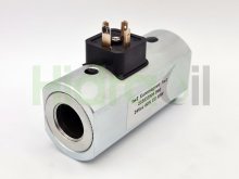 Imagen 233833905 B60 1w2 Euromagneti 1w3 bobina 24Vdc 59W con conector DIN de 4 pines
