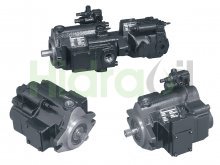 Imagen PVP33369R221 Parker bomba hidráulica de pistones 33 cc/rev control presión compensada con eje cilíndrico