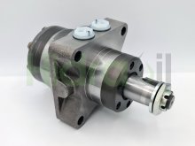 Imagen 151-6308 OMRW 375 White motor hidráulico orbital 375 cm3 tipo Rueda con eje Cónico 35 mm y conexiones GAS