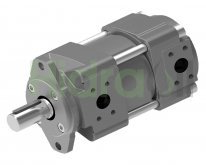 Imagen QX34-010R178 Bucher bomba hidráulica de engranajes internos 10.0 cm3/rev 360 bar giro a derechas